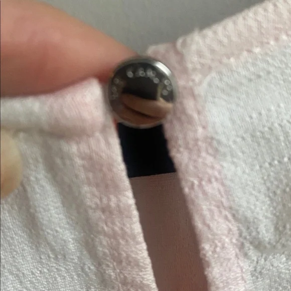 Vince Camuto Afterglow orange pink & white short sleeve blouse 2X - Picture 6 of 9